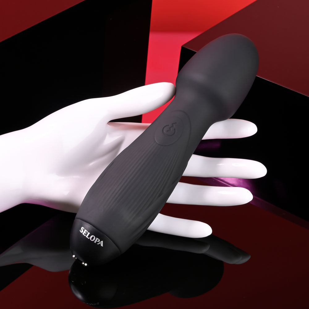 Selopa POWER TRIP - 18.8 cm USB Rechargeable Massage Wand