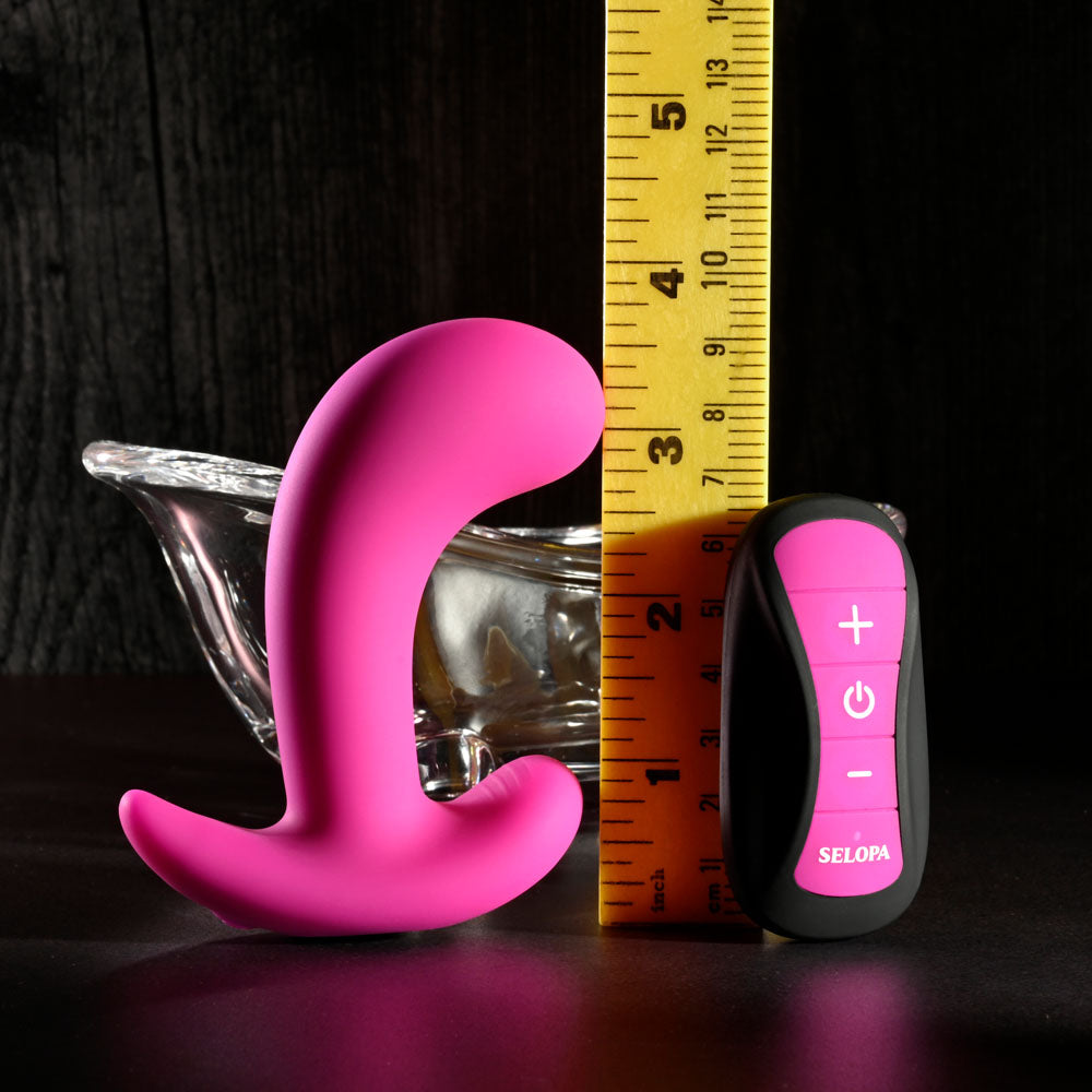 Selopa HOOKING UP - 9.5 cm USB Rechargeable Vibrator with Wireless Remote
