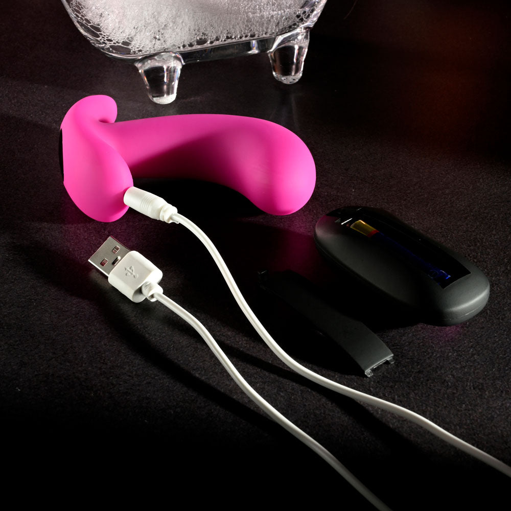 Selopa HOOKING UP - 9.5 cm USB Rechargeable Vibrator with Wireless Remote