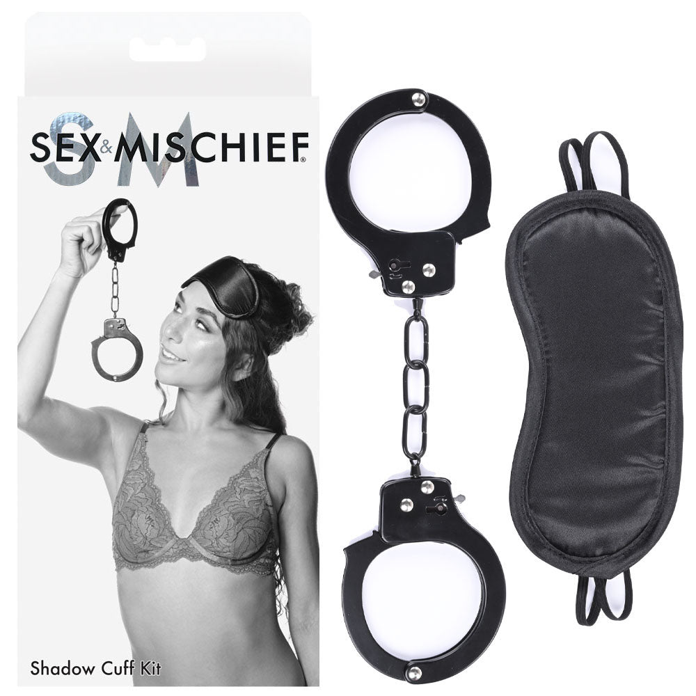 Sex & Mischief Shadow Cuff Kit - - 2 Piece Set