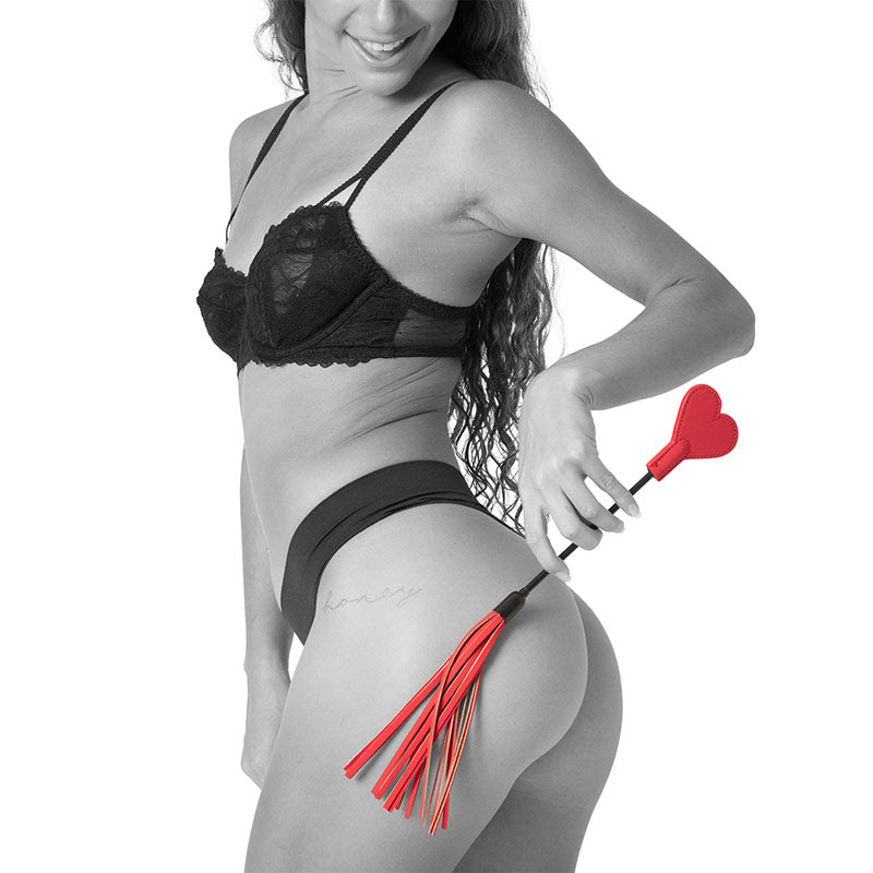 Sex & Mischief Amor Crop - /Black Heart Crop