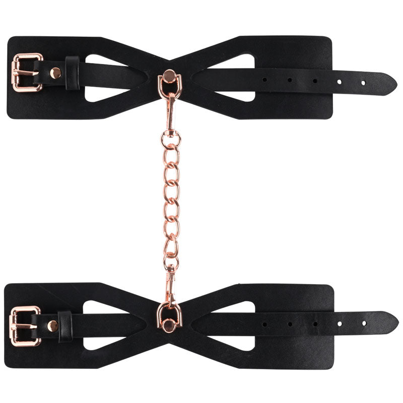 Sex & Mischief Brat Handcuffs - /Rose Gold Restraints