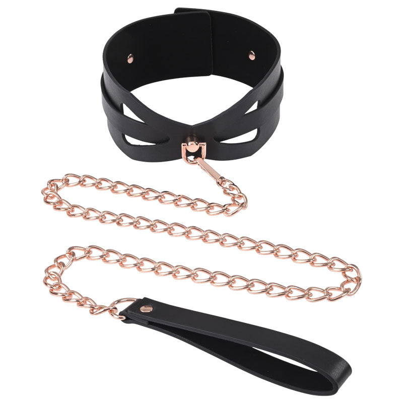 Sex & Mischief Brat Collar & Leash - /Black Restraint
