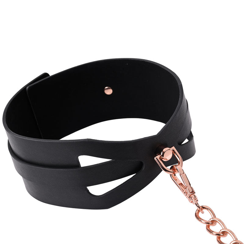 Sex & Mischief Brat Collar & Leash - /Black Restraint