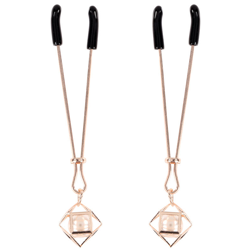 Sex & Mischief Brat Pearl Nipple Clips - - Set of 2