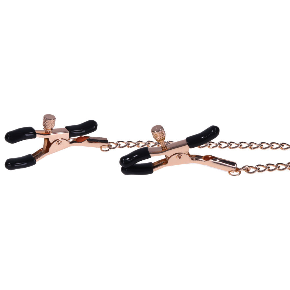Sex & Mischief Brat Charmed Nipple Clamps - Nipple Clamps with 45 cm Chain
