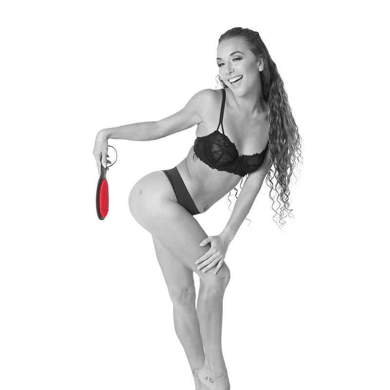 Sex & Mischief Amor Paddle - /Black Spanking Paddle