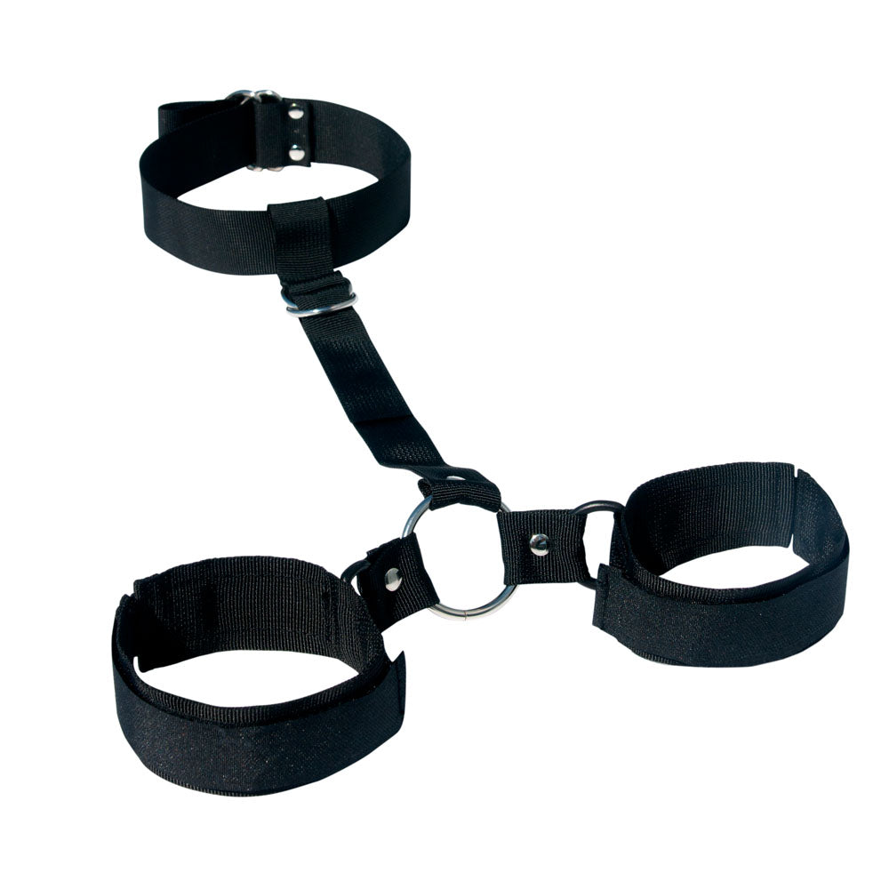 Sex & Mischief Shadow Neck and Wrist Restraint - Restraints