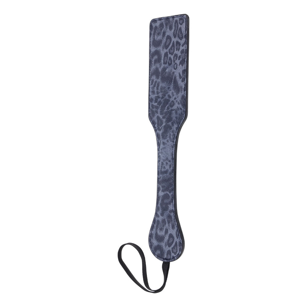 Sex & Mischief Cougar Studded Paddle - Navy Paddle with Gold Studs