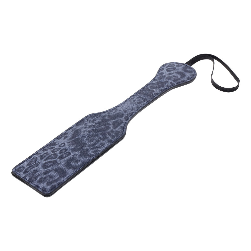 Sex & Mischief Cougar Studded Paddle - Navy Paddle with Gold Studs