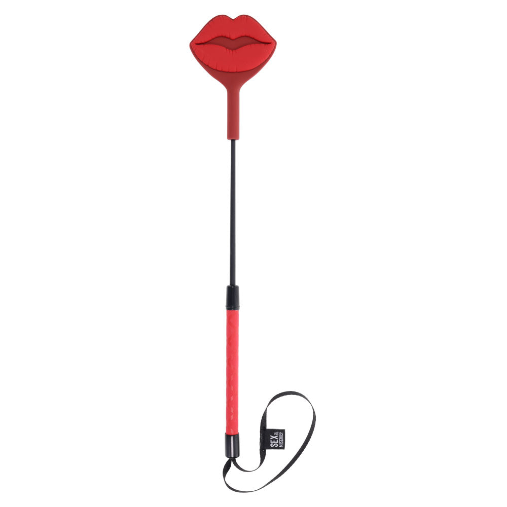 S&M Exs & Ohs Kiss Crop - Silicone Tipped Crop Whip