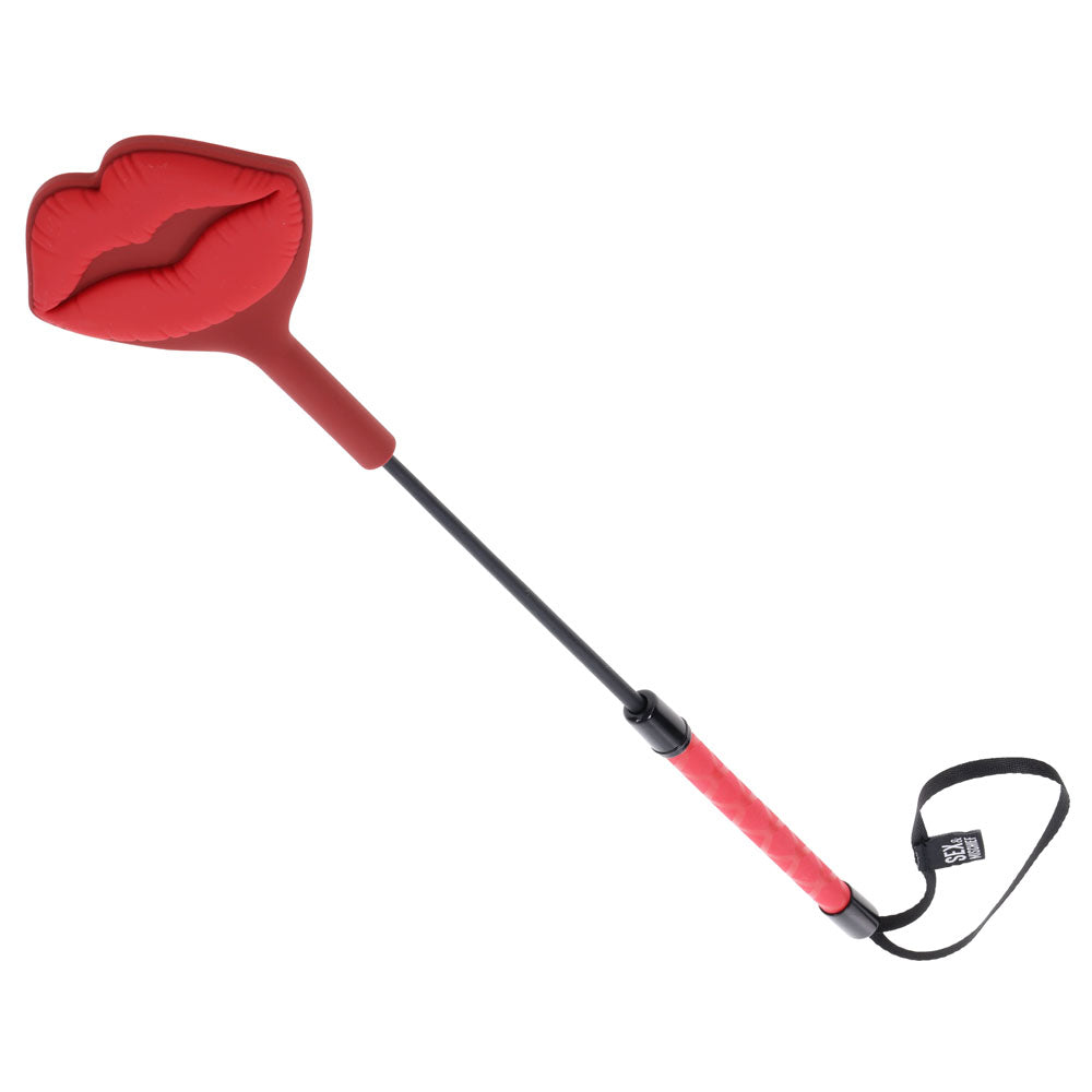 S&M Exs & Ohs Kiss Crop - Silicone Tipped Crop Whip