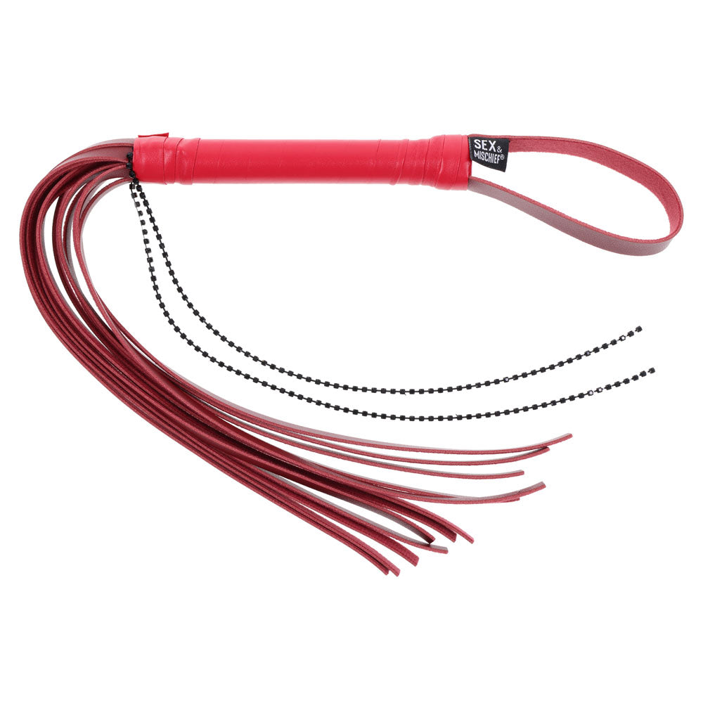 S&M Exs & Ohs Crystal Flogger - Flogger Whip