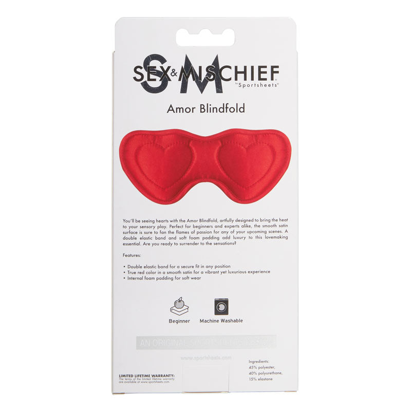 Sex & Mischief Amor Blindfold - Padded Blindfold