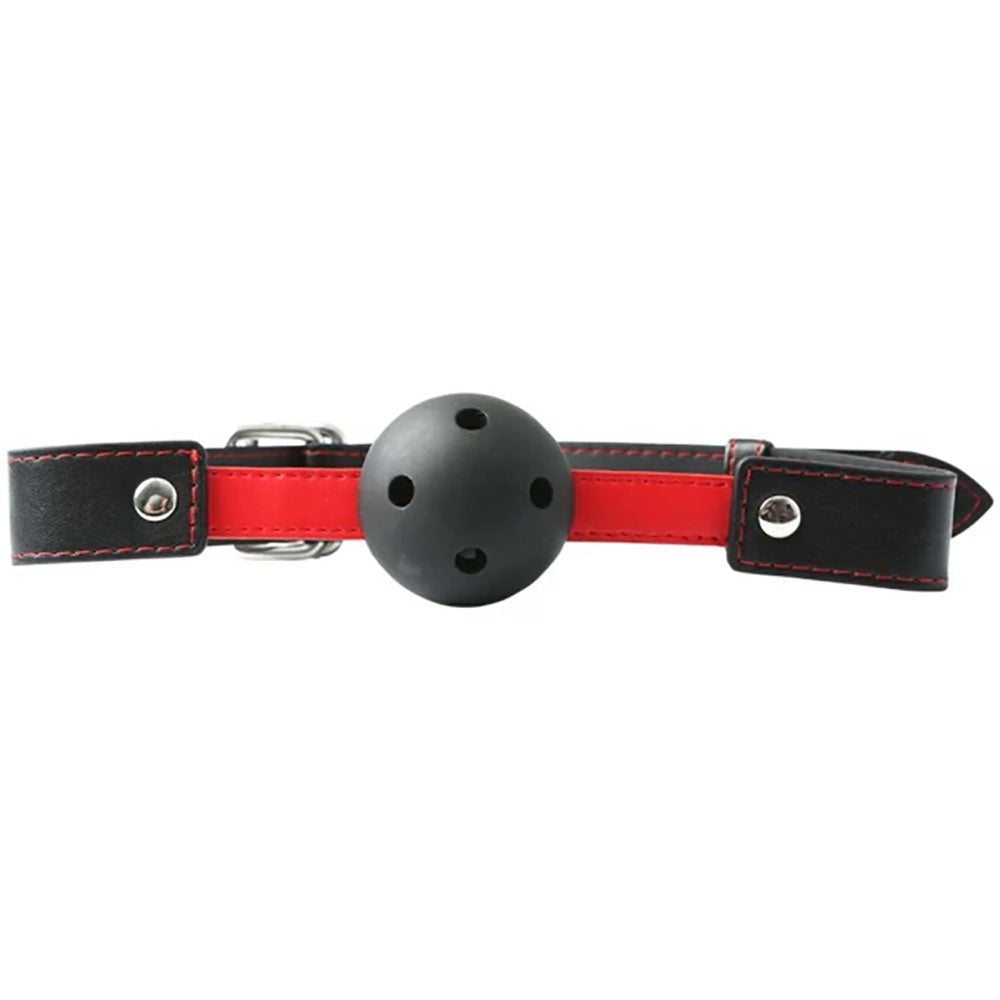 Sex & Mischief Hush Ball Gag - /Red Mouth Restraint