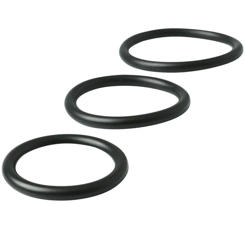 Sex & Mischief Nitrile Cock Ring 3 Pack - Cock Rings - Set of 3 Sizes