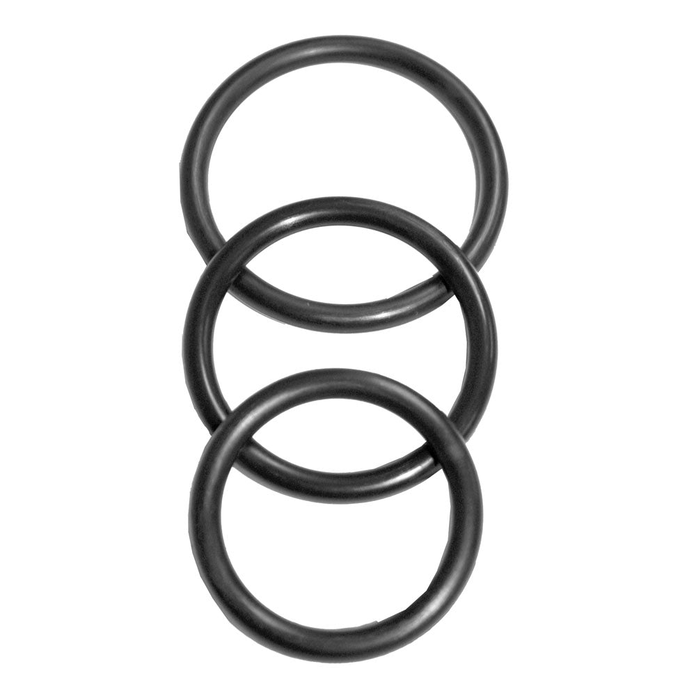 Sex & Mischief Nitrile Cock Ring 3 Pack - Cock Rings - Set of 3 Sizes