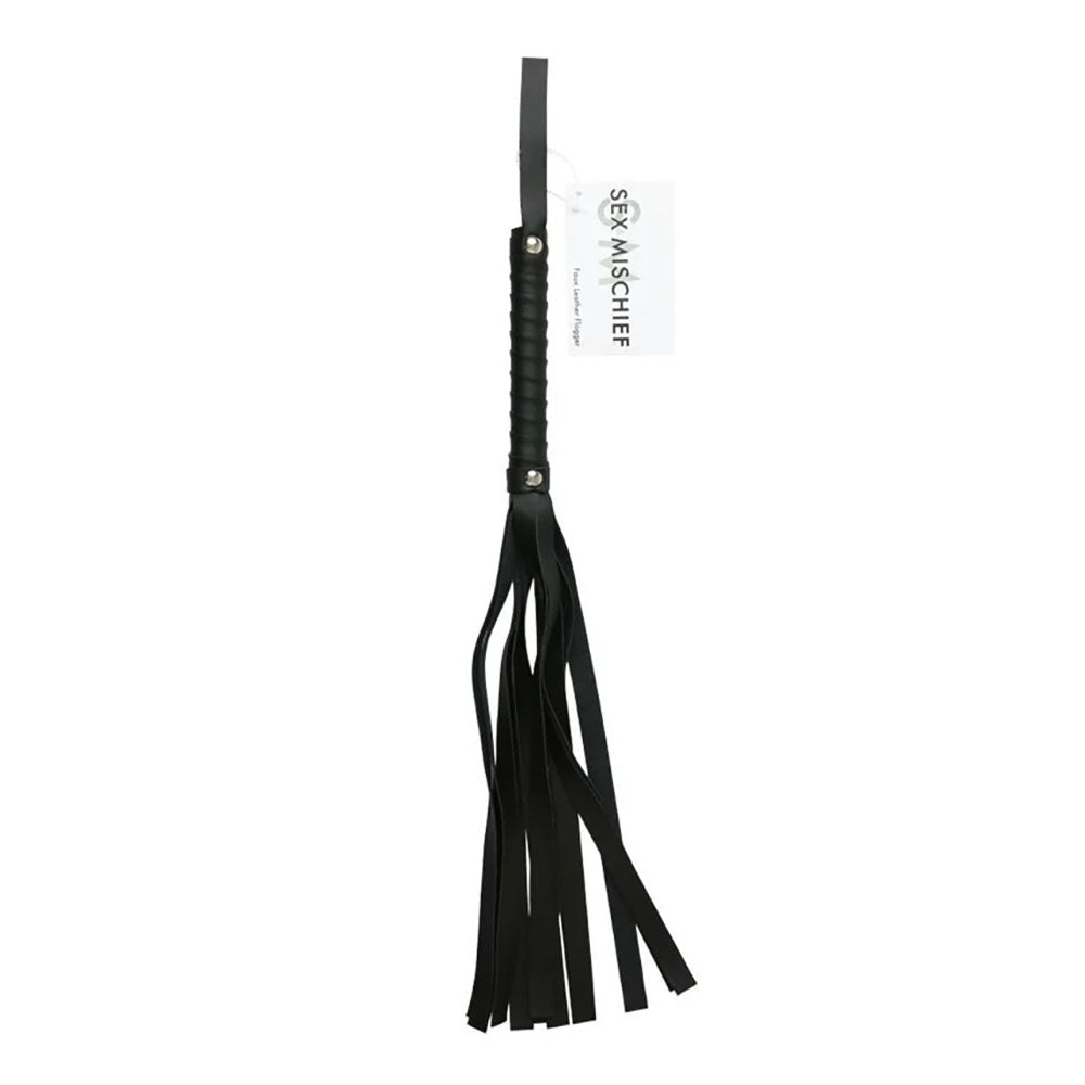 Sex & Mischief Faux Leather Flogger - Flogger Whip
