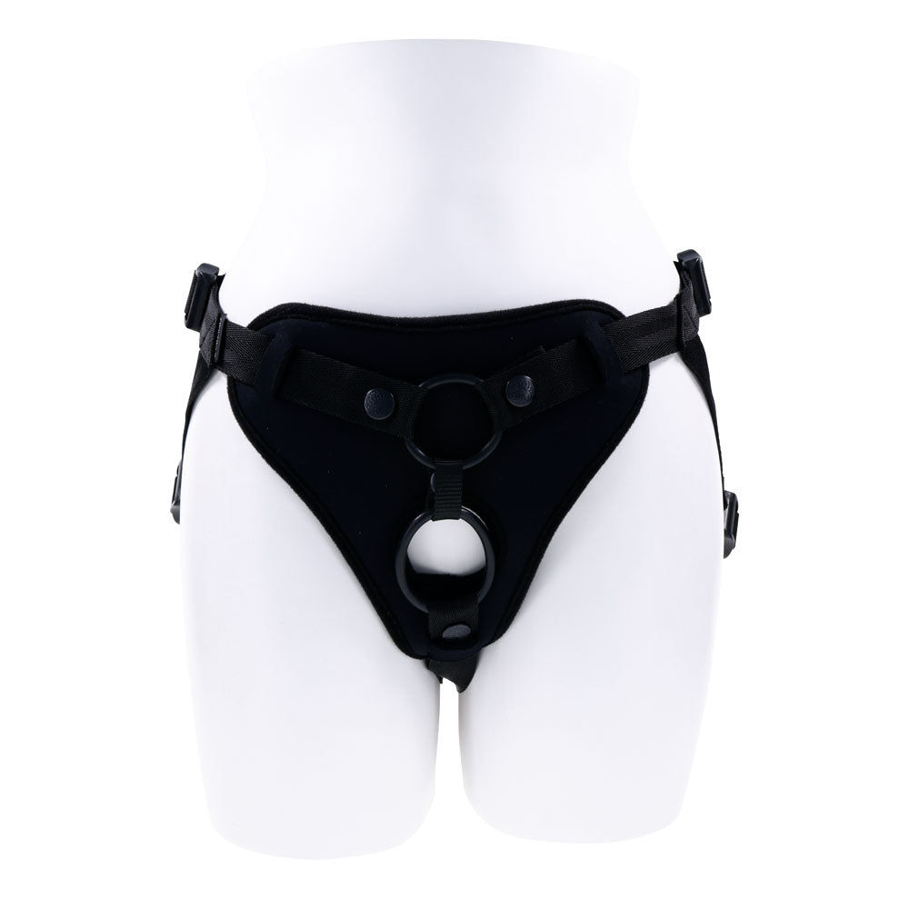 SPORTSHEETS Dual Desires Strap On - Adjustable Strap-On Harness (No Probe Included)