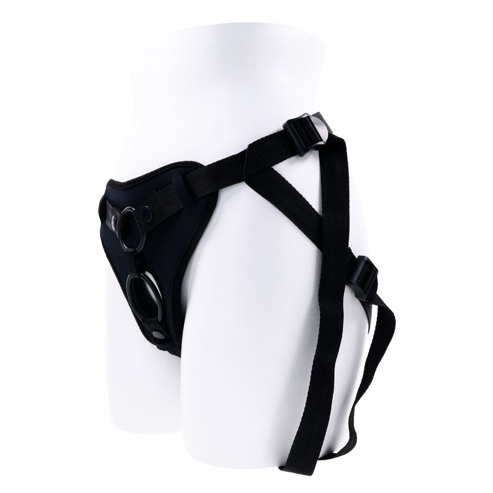 SPORTSHEETS Dual Desires Strap On - Adjustable Strap-On Harness (No Probe Included)