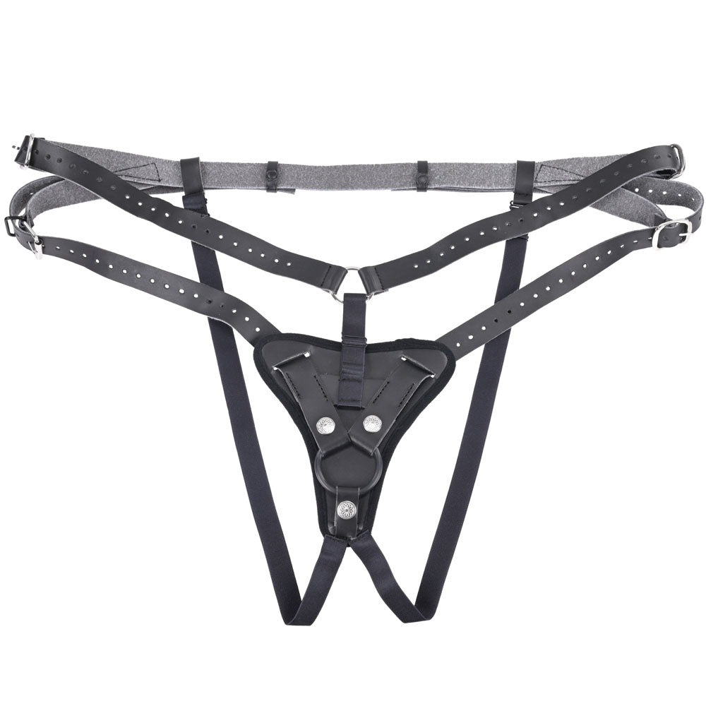 SPORTSHEETS Aurora High Waisted Strap On - Adjustable Strap-On Harness (No Probe Included)