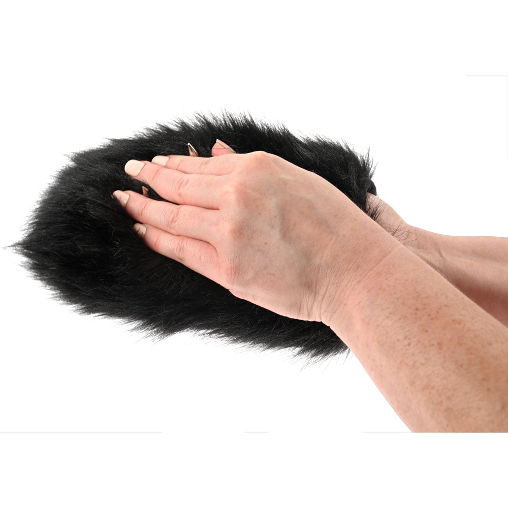 SPORTSHEETS Spiked Sensory Mitt - Furry Mitt with Spikes