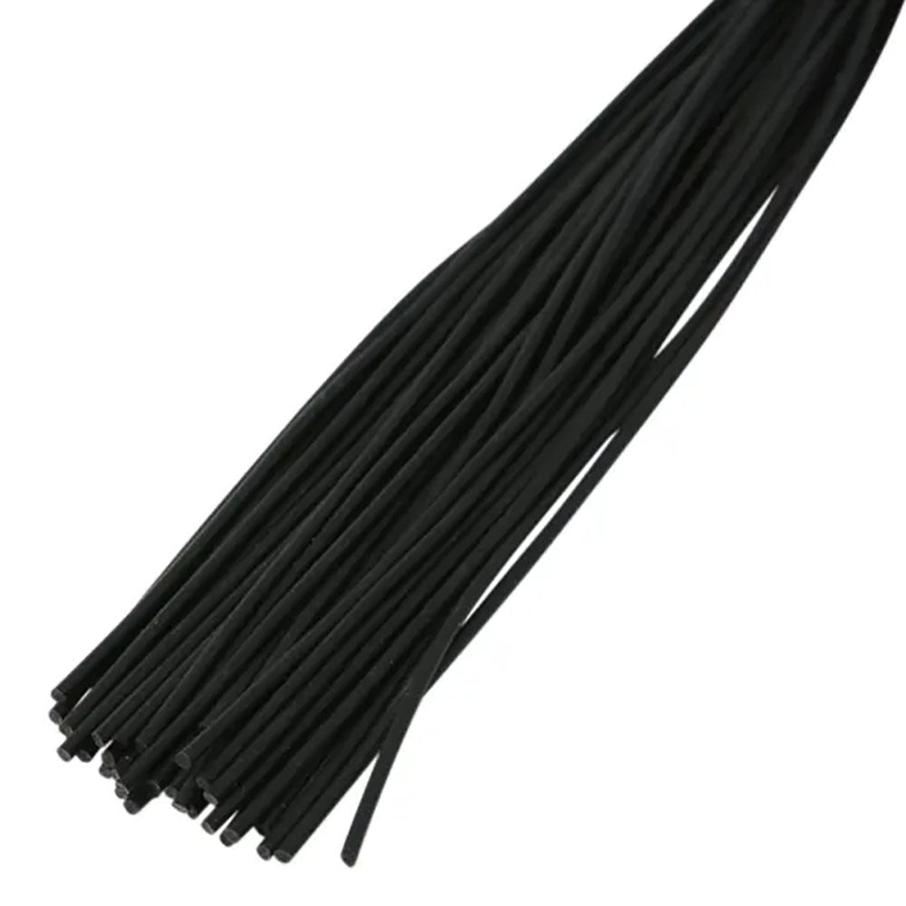 Sex & Mischief Noir Whip - 40 cm Rubber Whip