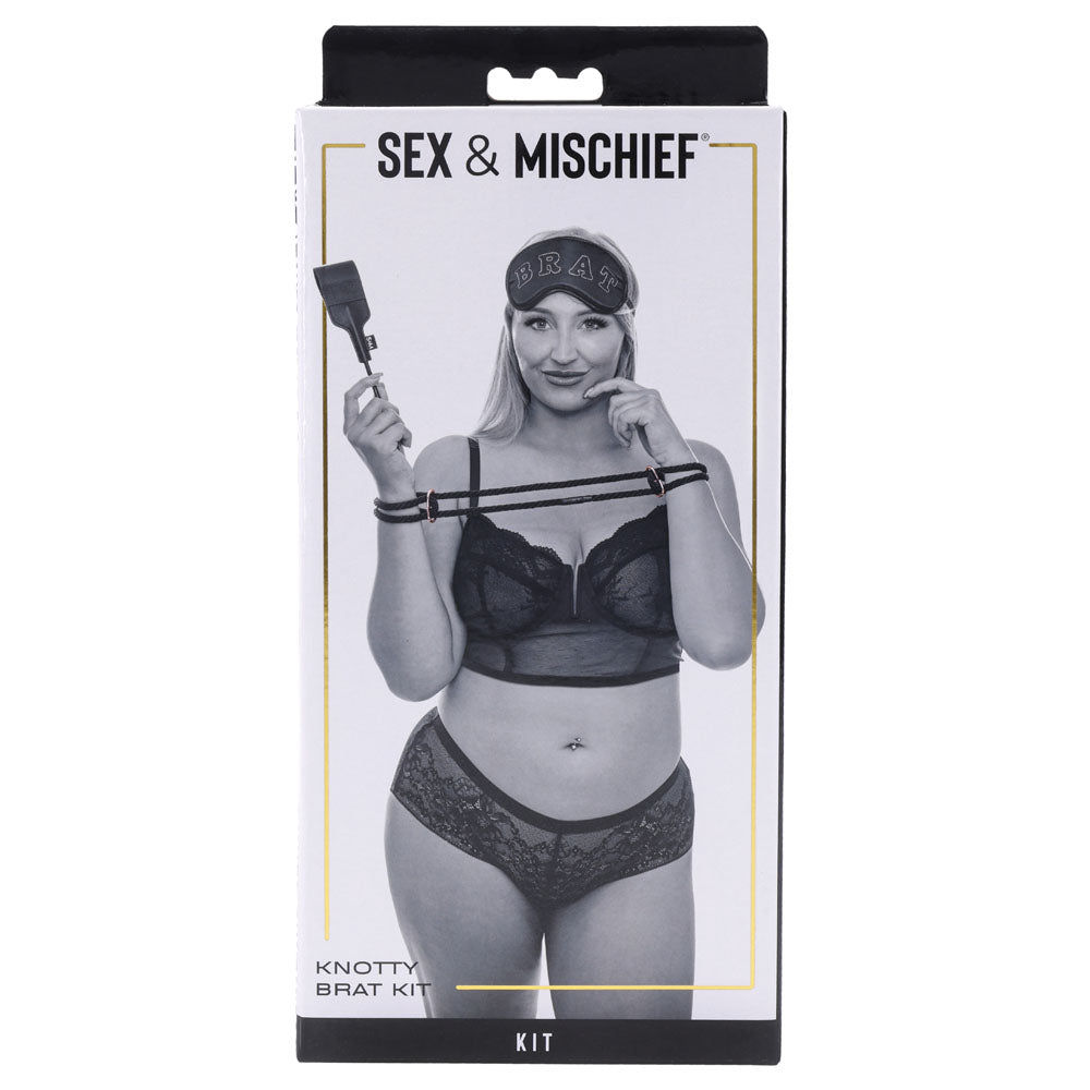 Sex & Mischief Knotty Brat Kit - Bondage Kit - 3 Piece Set