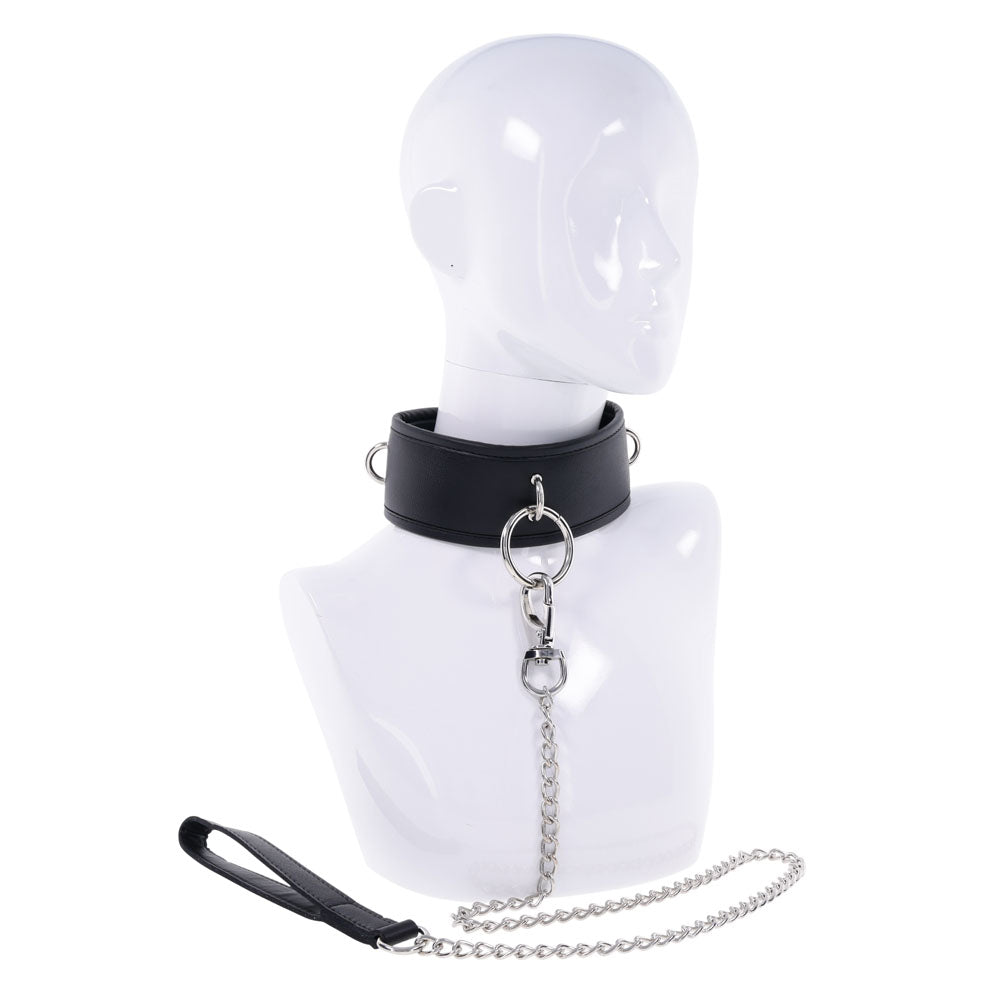 EDGE Collar & Leash - Neck Restraint with Heavy Duty Metal Leash