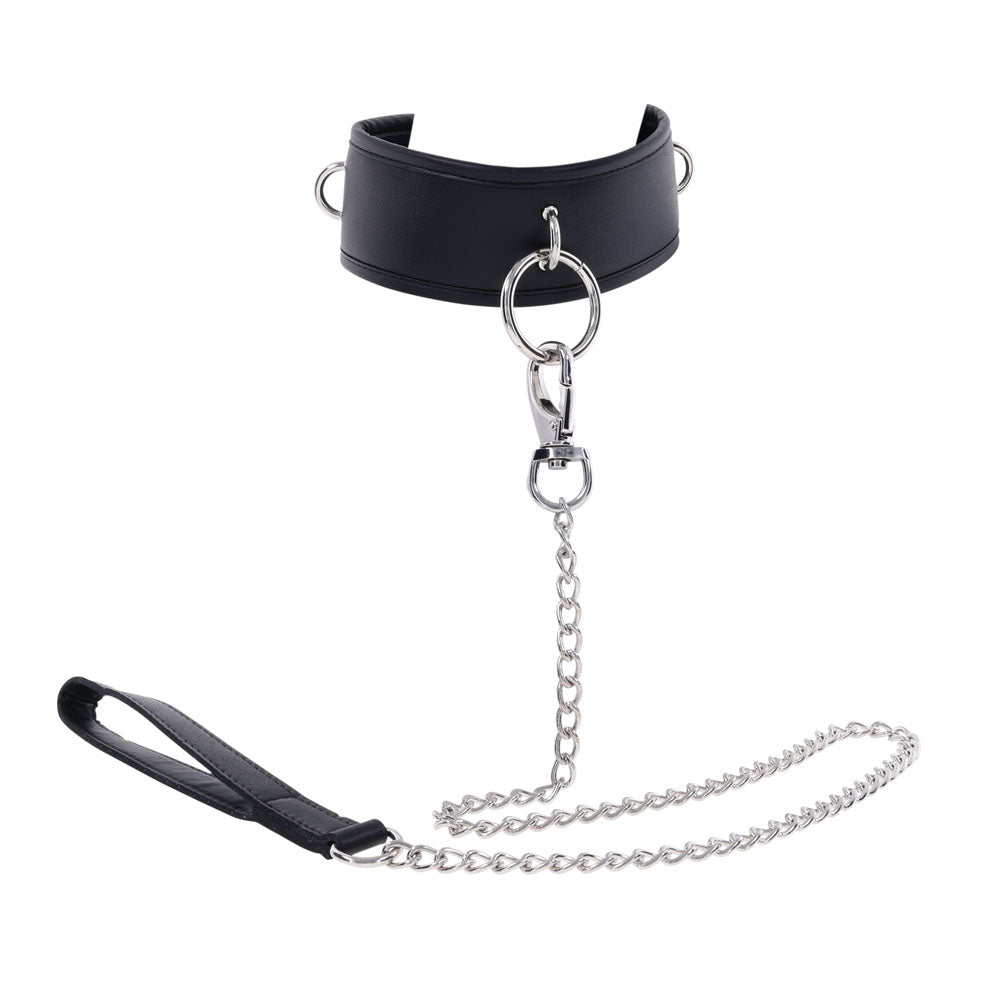 EDGE Collar & Leash - Neck Restraint with Heavy Duty Metal Leash