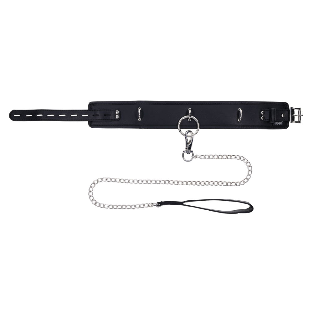 EDGE Collar & Leash - Neck Restraint with Heavy Duty Metal Leash