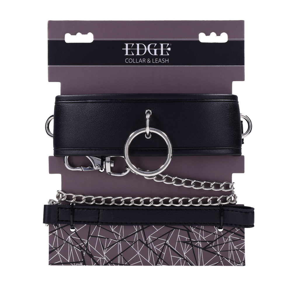 EDGE Collar & Leash - Neck Restraint with Heavy Duty Metal Leash
