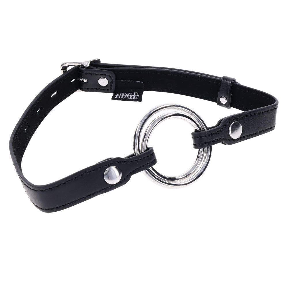 EDGE Interchangeable Ring Gag - Mouth Gag Restraint with 2 Interchangeable Pieces