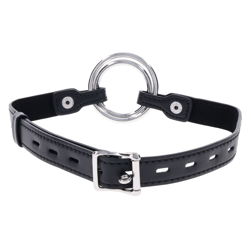EDGE Interchangeable Ring Gag - Mouth Gag Restraint with 2 Interchangeable Pieces