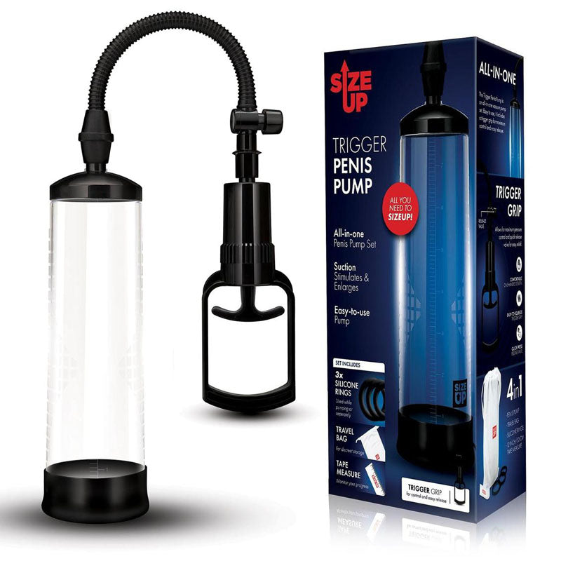 Size Up Trigger Penis Pump - Penis Pump