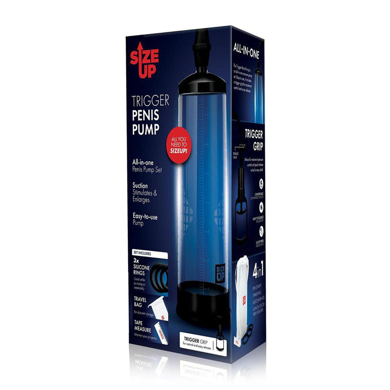 Size Up Trigger Penis Pump - Penis Pump