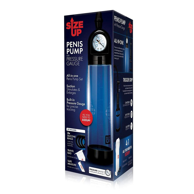 Size Up Penis Pump with Pressure Gauge - Penis Pump