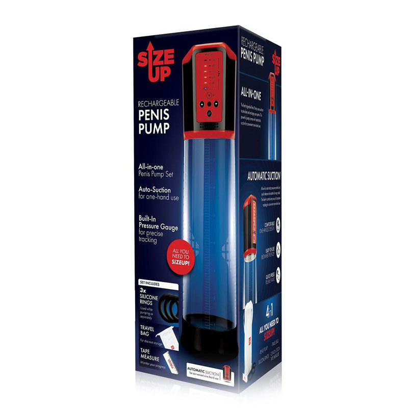 Size Up Rechargeable Penis Pump - USB Rechargeable Penis Pump