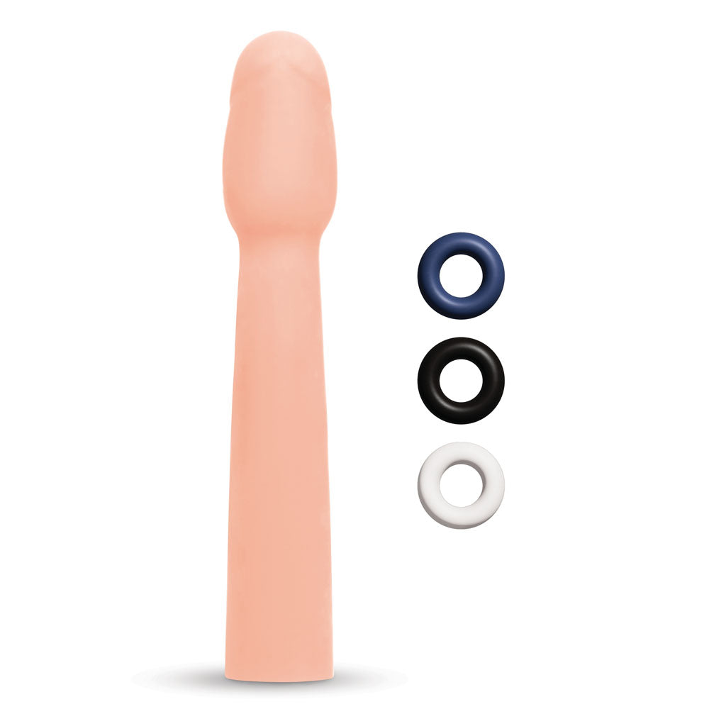 Size Up Realistic 2 Inch Penis Extender - 5 cm (2'') Penis Extension Sleeve