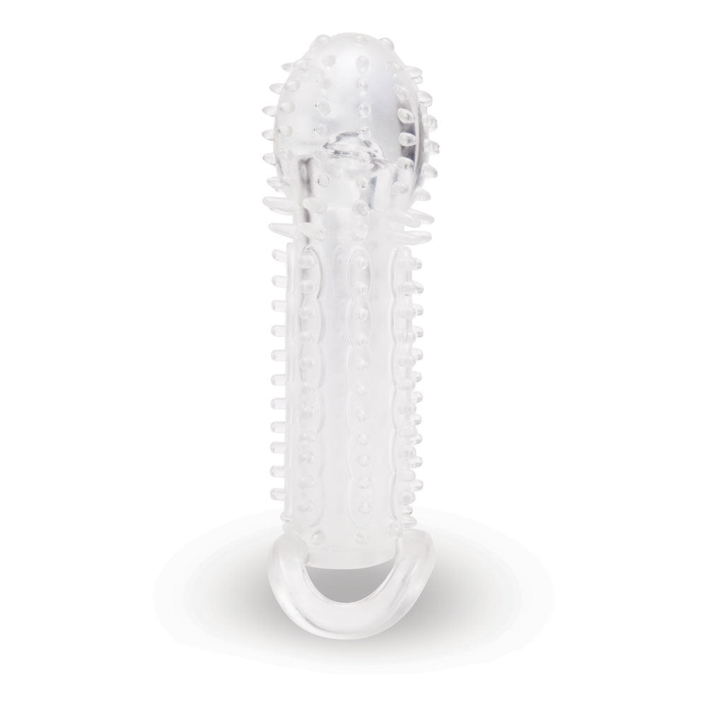 Size Up 1.5 Inch See-Thru Stretch Penis Extender - 3.8 cm (1.5'') Penis Extension Sleeve
