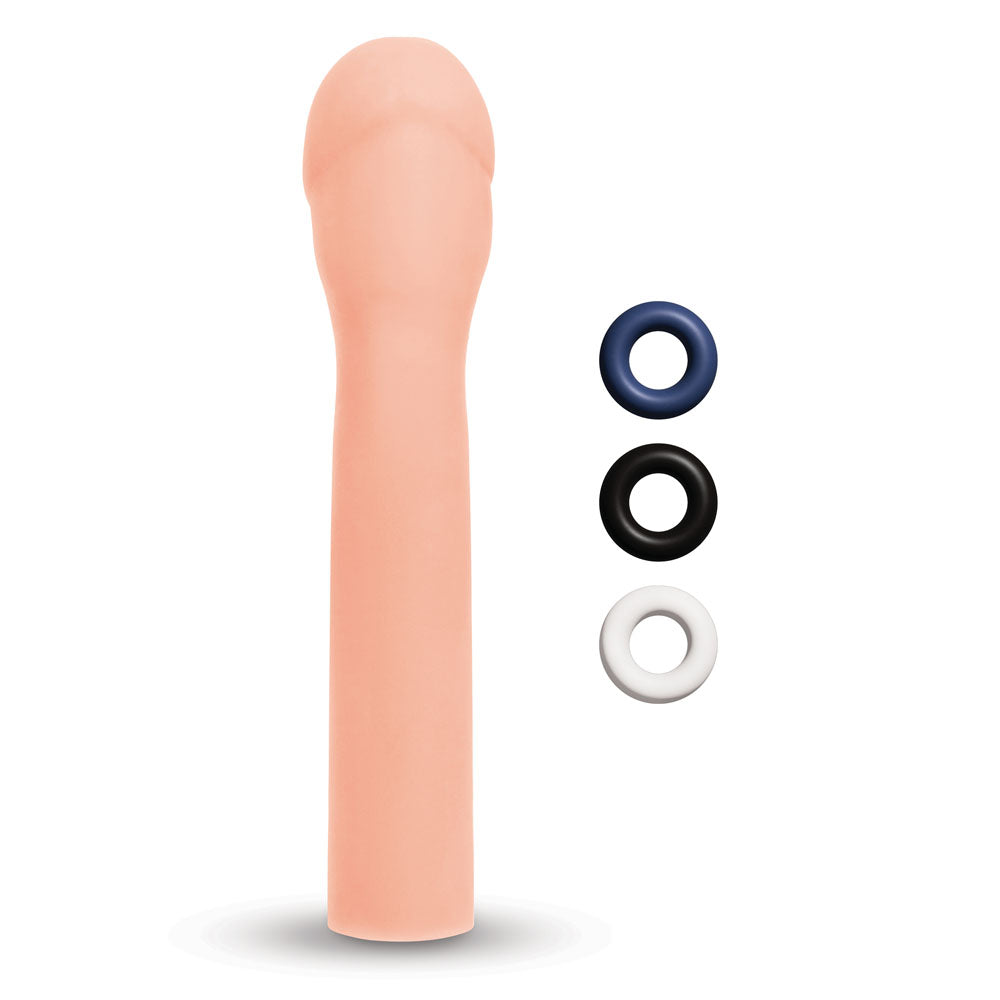 Size Up Realistic 3'' Penis Extender - 7.6 cm (3'') Penis Extension Sleeve