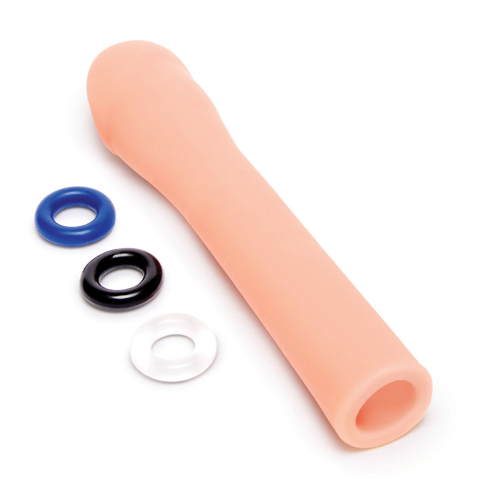 Size Up Realistic 3'' Penis Extender - 7.6 cm (3'') Penis Extension Sleeve