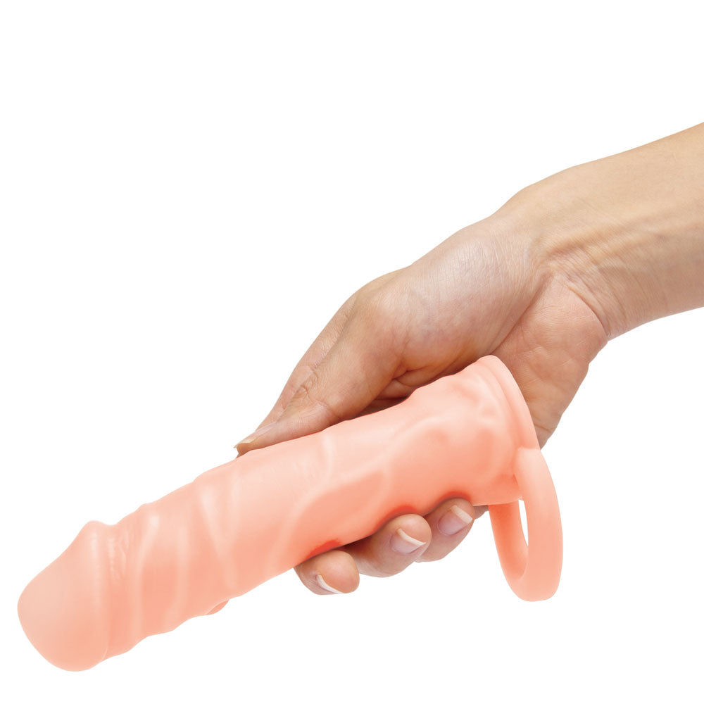 Size Up Realistic 1 Inch Penis Extender - - 2.5 cm (1'') Penis Extension Sleeve