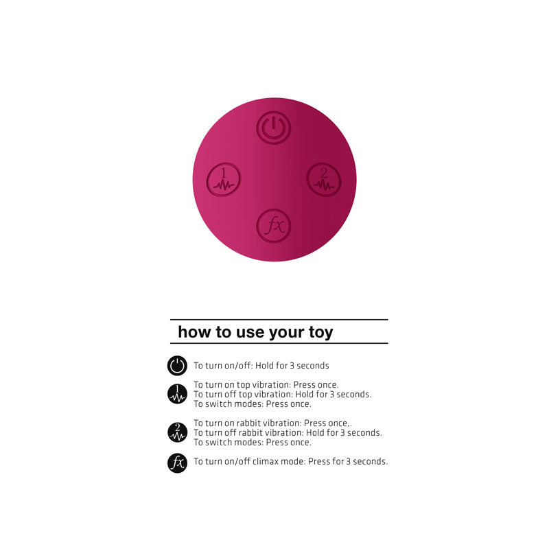Vive Zosia - 21.3 cm USB Rechargeable Rabbit Vibrator