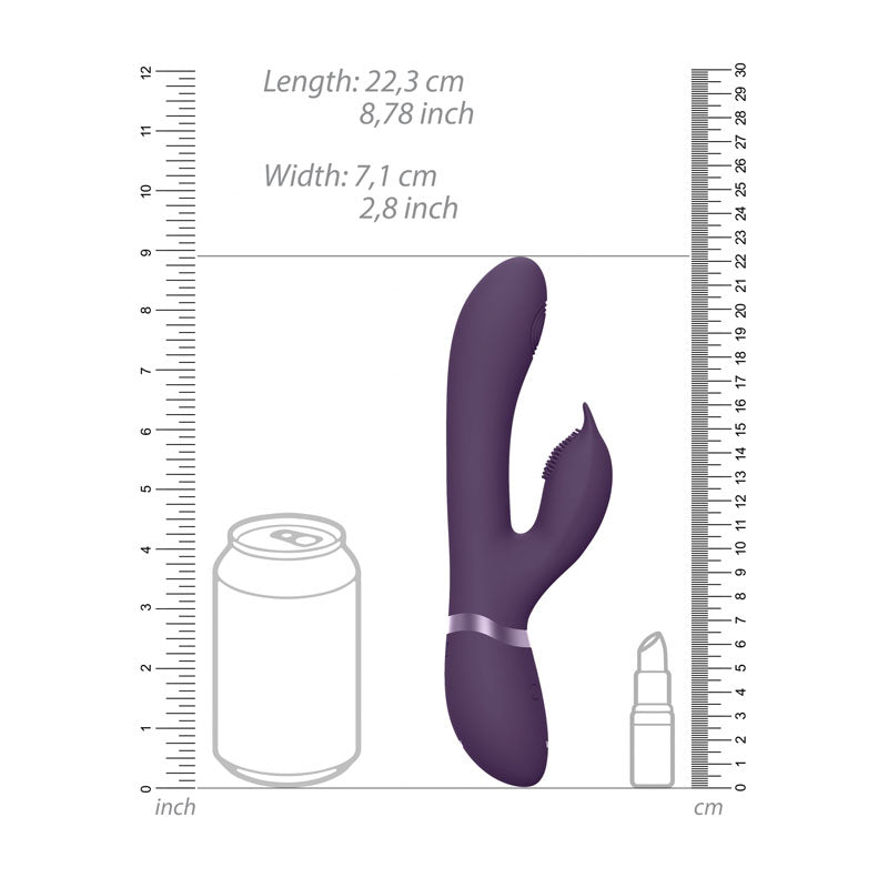 VIVE Aimi - - 22.3 cm USB Rechargeable Rabbit Vibrator