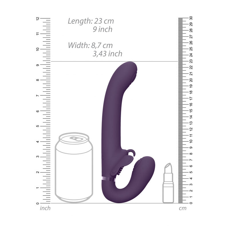 Vive SATU - 23 cm USB Rechargeable Strapless Strap-On