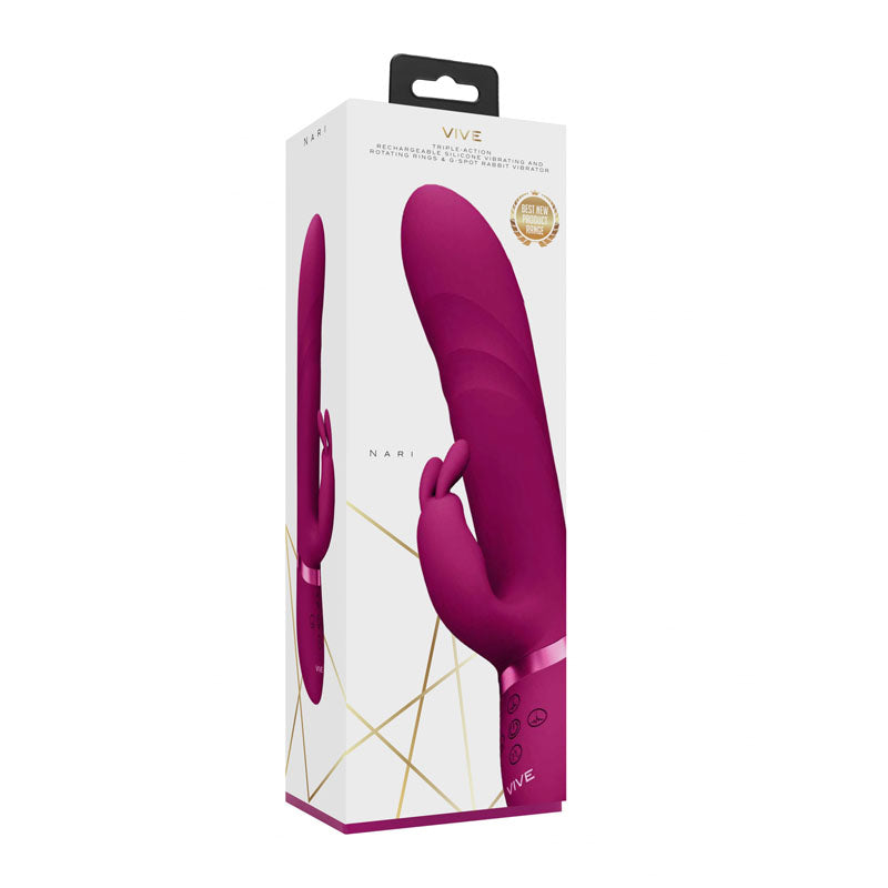 VIVE Nari - - 24.1 cm USB Rechargeable Rabbit Vibrator