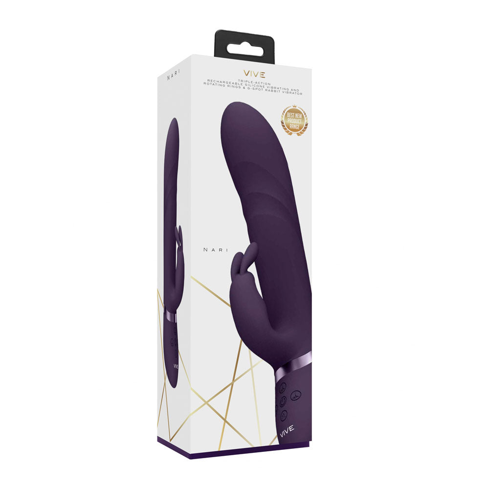 VIVE Nari - - 24.1 cm USB Rechargeable Rabbit Vibrator