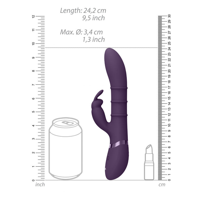VIVE Sora - - 24.2 cm USB Rechargeable Rabbit Vibrator