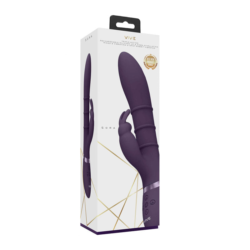 VIVE Sora - - 24.2 cm USB Rechargeable Rabbit Vibrator